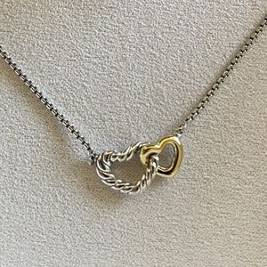 David Yurman Double Heart Necklace
